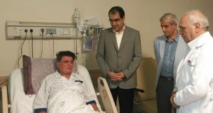 عیادت وزیر بهداشت از استاد آواز محمدرضا شجریان