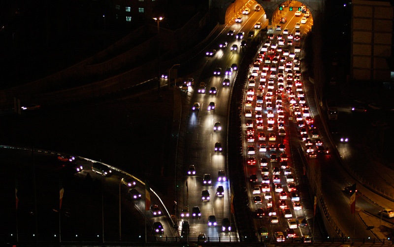 ترافیک در تونل